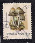 Stamps Argentina -  Coprinus Atramentarius
