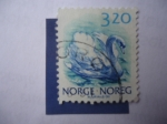 Stamps Norway -  S/Noruega:881 - Cisne.