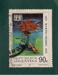 Stamps Argentina -  Martin Fierro