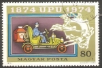 Stamps Hungary -  Viejo coche de correo