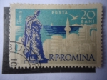 Stamps : Europe : Romania :  Escultura - Tomis.