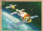 Stamps United Arab Emirates -  AERONÁUTICA- SOYUZ 11 Y SALYUT