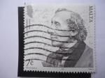 Stamps : Europe : Malta :  Hans Christian Andersen (1805-2005)- Bicentenario de su muerte, 