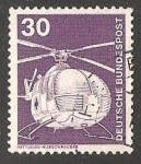 Stamps Germany -  Helicoptero de rescate MBB