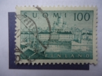 Stamps : Europe : Finland :  S/Finl:410 - Puerto de Helsiki