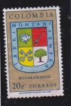 Stamps Colombia -  E S C U D O-DE BUCARAMANGA