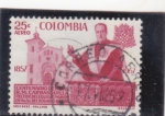 Stamps Colombia -  CENTENARIO DE MONSEÑOR CARRASQUILLA RECTOR DEL COLEGIO NTRA.SRA.ROSARIO