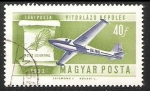 Stamps Hungary -  Sailplane and Lilienthal's 1898 design