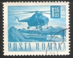 Stamps Romania -  Helicoptero de transporte