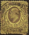 Stamps United Kingdom -  Eduardo VII  1902  3 pence