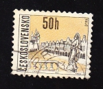 Stamps Czechoslovakia -  Telc