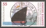 Stamps Germany -  Barco de pasajeros Bremen