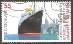 Stamps Germany -  Barco de pasajeros Bremen