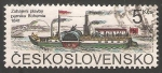 Sellos de Europa - Checoslovaquia -  Barco de pasajeros