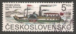 Sellos de Europa - Checoslovaquia -  Barco de pasajeros