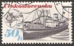 Stamps Czechoslovakia -  Barco carguero