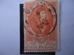 Stamps Belgium -  Universal Postal Union U.P.U-Botanico y Ornitólogo:Jean Baptiste L.de la Tour/1773-1826)