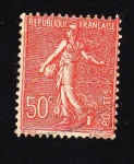 Stamps France -  Semeuse Lignee