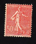 Sellos de Europa - Francia -  Semeuse Lignee