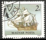 Stamps Hungary -  Mayflower
