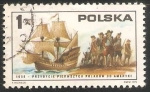 Sellos de Europa - Polonia -  First Poles Arriving on 