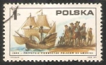 Sellos de Europa - Polonia -  First Poles Arriving on 