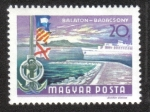 Stamps Hungary -  Lago Balaton en Badacsony