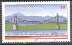 Stamps Germany -  Centenario del Puente Oberndorf-Laufen.