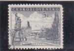 Stamps Czechoslovakia -  PANORÁMICA DE PRAGA