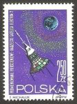 Stamps Poland -  1411 - Cohete espacial, Elektron 2