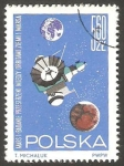 Sellos de Europa - Polonia -  1412 - Cohete espacial, Mars I 