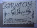 Stamps Spain -  Ed:5226 -  entenario dse la Muerte de Miguel de Cervante  1616-2016 - II Congresodel Sello 2015. pre