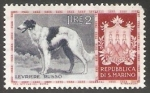 Stamps : Europe : San_Marino :  Borzoi