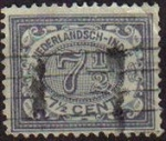 Sellos de Europa - Holanda -  HOLANDA INDIAS Netherlands Indies 1902 Scott 45 Sello Numeros Valores Numéricos
