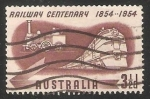 Sellos de Oceania - Australia -  Transporte ferroviario australiano
