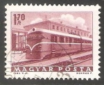 Stamps Hungary -  Locomotiva a diesel