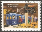 Stamps Hungary -  150 años del transporte publico en Budapest