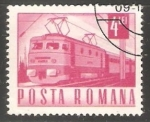 Sellos de Europa - Rumania -  Tren electrico