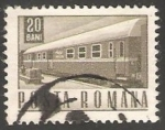Sellos de Europa - Rumania -  Tren de correo