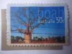 Stamps Australia -  Adancie - Árbol