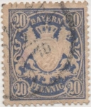 Stamps Germany -  Baviera Y & T Nº 42