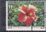 Stamps Africa - Comoros -  F L O R E S- HIBISCUS