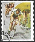 Stamps United Arab Emirates -  Sharjah - 96 - Ciclismo