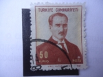 Stamps : Asia : Turkey :  Mustafa Kamal Ataturk 1881-1938.