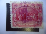 Sellos de America - Costa Rica -  Scott/C.Rica N°156 - En conmemoración del Primer Congreso - Postal Panamericano.