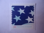 Stamps United States -  estrellas de la Bandera de USA.