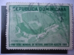 Stamps Dominican Republic -  Estadio Cibao - XVII Serie Mundial de Beisbol Ameteur -Agosto 1969.