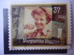 Sellos de America - Estados Unidos -  Reportera: Marguerite Higgins 1920-1966.