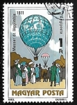 Stamps Hungary -  Globos Aerostáticos 