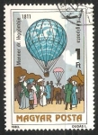 Stamps Hungary -  Globos Aerostáticos 